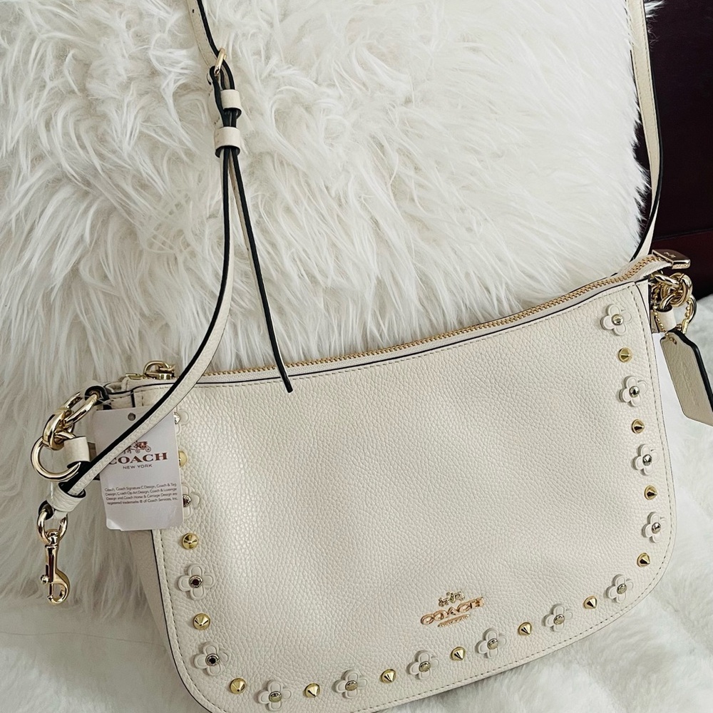 Coach White Leather Women's Bag